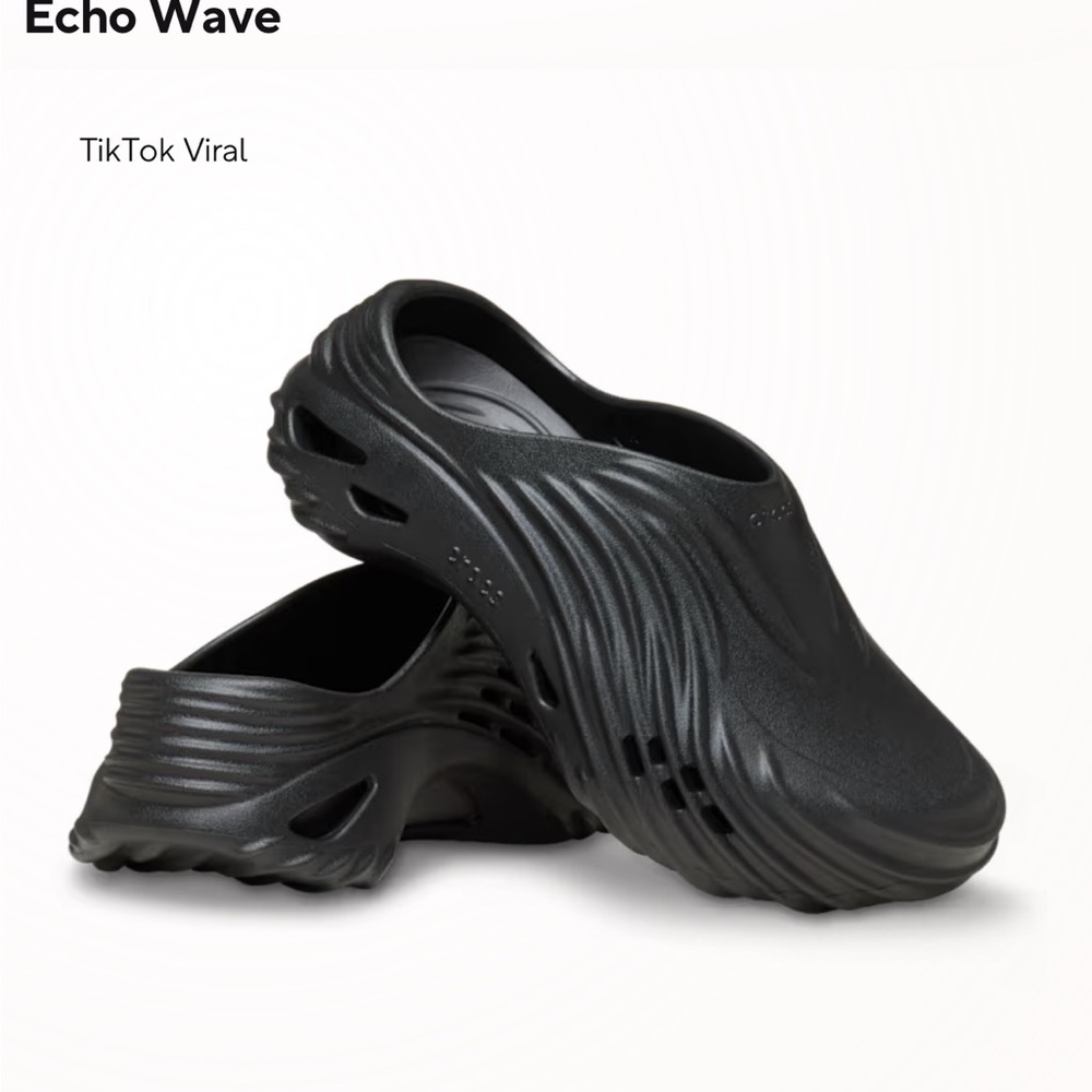 CROCS Charcoal and Yellow Clogs - Picture 4 of 5